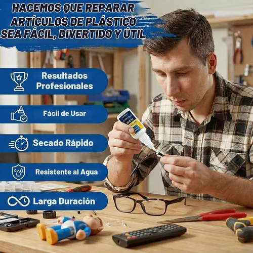 Vista 4 de Pegamento plástico 3.53 oz,Pegamento resistente para modelo,Miniaturas