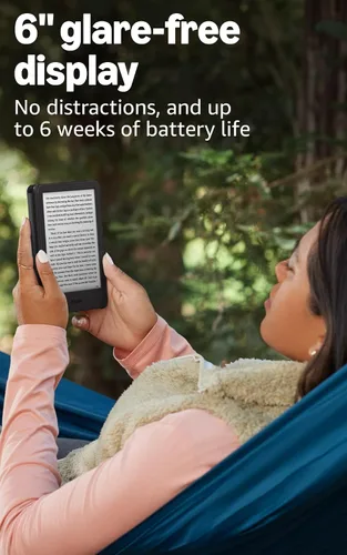 Vista 5 de Amazon Kindle 16 GB (último modelo): El Kindle más ligero y compacto, ahora con cambios de página más rápidos y mayor relación de contraste para una