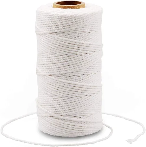 Vista 9 de G2PLUS Cuerda Negra, 2MM 328 Pies de Cuerda de Algodón Natural para Manualidades, Cuerda de Algodón Negra para Panaderos, Cuerda de Embalaje