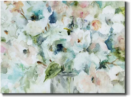 Vista 34 de Renditions Gallery Arte de pared de bosque otoñal, decoración de lienzo premium envuelto en galería, listo para colgar, 12L x 8A, impresión hecha