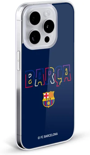 Vista 93 de Head Case Designs Funda de gel suave con licencia oficial del FC Barcelona Barca Crest Graphics [protección de grado militar] compatible con Apple