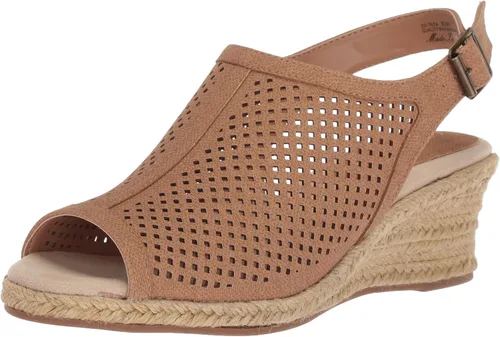 Vista 10 de Easy Street Stacy para mujer Lino Negro