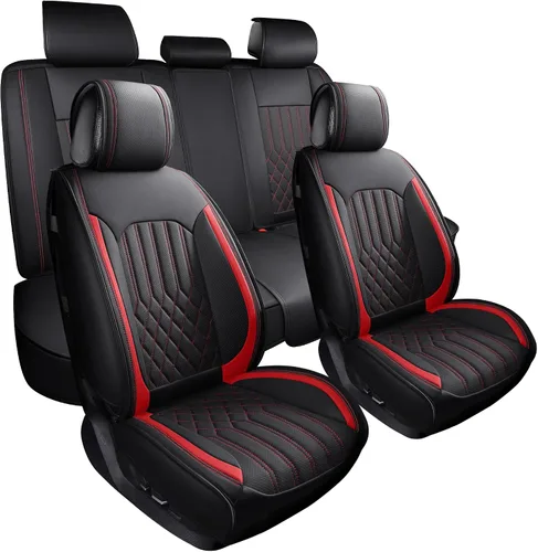Vista 12 de Tomatoman Fundas de asiento compatibles con Ford Focus Nissan Frontier Pathfinder Mitsubishi Outlander Chevy Equinox Hyundai Elantra Toyota