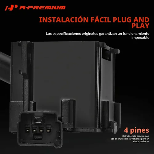 Vista 4 de A-Premium Palanca de interruptor multifunción para limpiaparabrisas