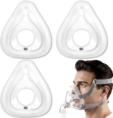 Vista 9 de Cojín de repuesto para ResMed AirFit F20, compatible con la máscara CPAP original F20, sellado confiable y ajuste perfecto, ultra suave, cubierta