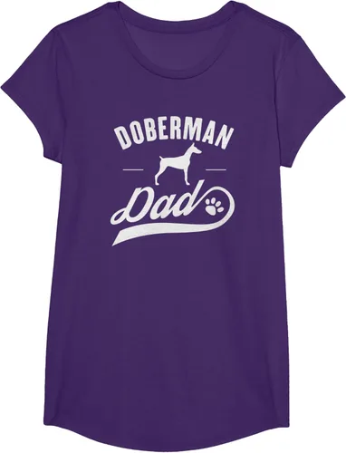 Vista 16 de Doberman Dad - Camiseta para amante del dueño del perro, Negro, S