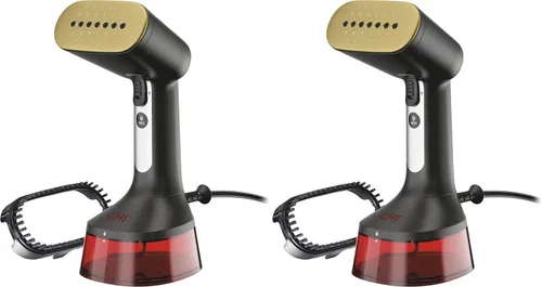 Vista 9 de CHI Vaporizador de mano para ropa, cepillo de tela, tanque de agua grande de 10.1 fl oz, 2 modos de vapor, mango ergonómico, vaporizador portátil