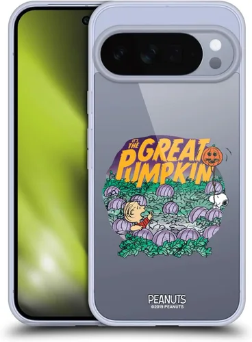Vista 58 de Head Case Designs Funda de gel Spooktacular con licencia oficial de Peanuts Linus y Snoopy [protección de grado militar] compatible con Google Pixel