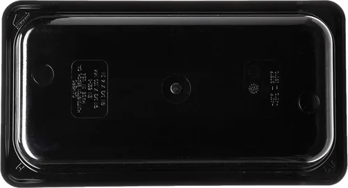 Vista 3 de Cambro Black 1/3 Tamaño High Heat H-Pan 4" H