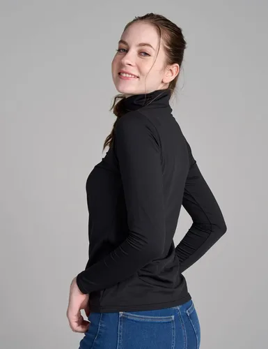 Vista 4 de LAPASA Women Mock Neck Thermal Underwear Top Undershirt Lightweight Midweight Fleece Lined Long Sleeve Base Layer L87L89