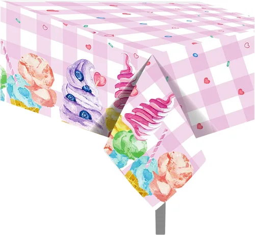 Vista 38 de 1 paquete de mantel de plástico con diseño de bandera americana del 4 de julio para fiesta, 54 x 87 pulgadas de largo, mantel rectangular para bufé
