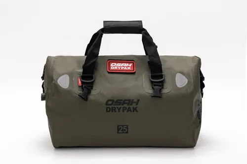 Vista 12 de Bolsa de lona impermeable y maleta - Bolsa seca para motocicleta, bolsas de sillín con cierre enrollable, gran espacio de almacenamiento, para Negro