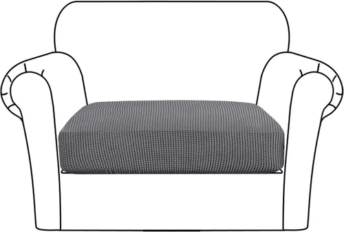 Vista 42 de Flamingo P Funda de cojín elástica de alta estiramiento para asiento de sofá, protector de muebles para sofá, funda de sofá suave y flexible