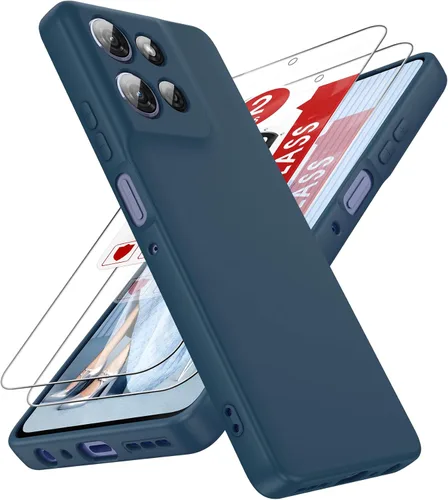 Vista 49 de LeYi Funda para Motorola Moto G Play 4G 2024: Funda para Moto G Play 4G 2024 con funda delgada y antiarañazos, silicona líquida a prueba de golpes