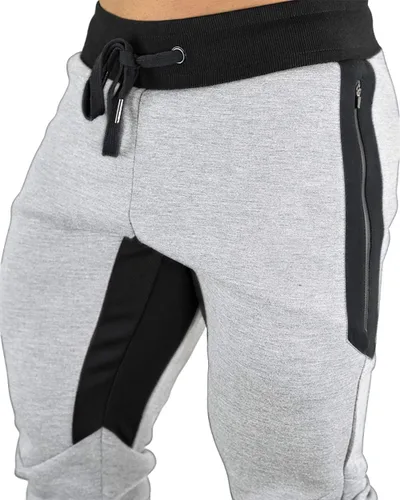 Vista 4 de FASKUNOIE - Pantalones deportivos cortos para hombre, pantalones capri casuales de algodón, pantalones cortos de 34 hasta por debajo de la rodilla