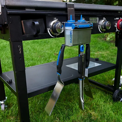 Vista 6 de RAZOR - Carrito colgante para plancha 08818RZ Maximiza la eficiencia de la plancha Organiza los accesorios de Blackstone con facilidad