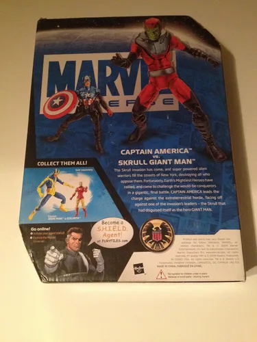 Vista 2 de Capitán América VS Skrull Giant Man exclusivo Marvel Universe figura de acción