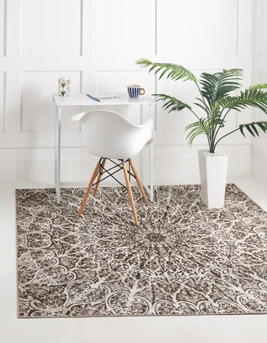 Vista 14 de Rugs.com Alfombra de la colección Monte Carlo, alfombra mediana marrón de 2 pies 2 pulgadas x 3 pies perfecta para salas de estar, comedores grandes