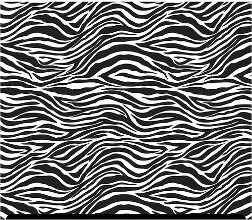 Vista 3 de HTV con estampado de animales (19.66 x 36 pulgadas) - Leopardo arcoíris