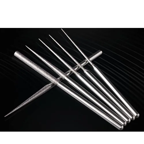 Vista 2 de Ryoma Brocas de diamante para herramientas rotativas de metal para carpintería de metal, para tallado, vástago de 3/32 pulgadas (0.093 in), paquete