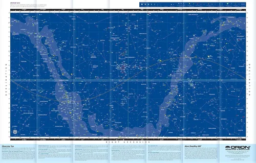 Vista 2 de Orion 4150 DeepMap 600 Plegable Star Chart