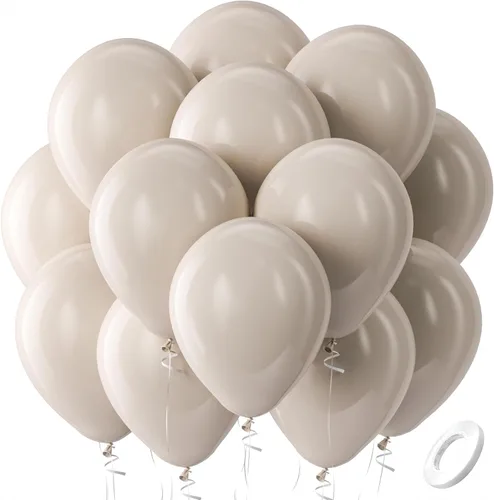 Vista 303 de Bezente Globos Naranjas de Látex para Fiestas - Paquete de 150 Globos de Helio Naranjas Mate Pequeños de 5 Pulgadas para Decoraciones de Fiestas