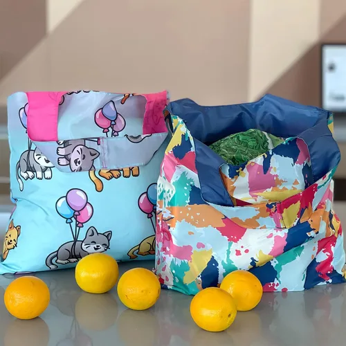 Vista 5 de Wrapables Bolsa de compras reutilizable de la colección AllyBag