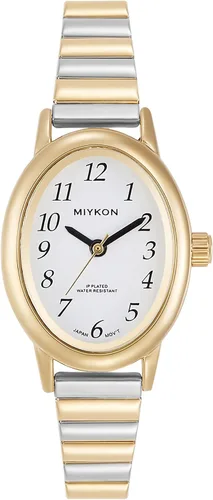 Vista 13 de Miykon Dainty Vintage Dress Watches for Women – Easy Reader Analog Ladies Watch for Small Wrists with Stainless Steel Expansion Bracelet – Second