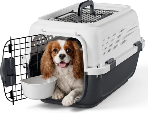 Vista 10 de Magshion - Transportador para perros y gatos de 18 pulgadas, color verde Blanco+verde