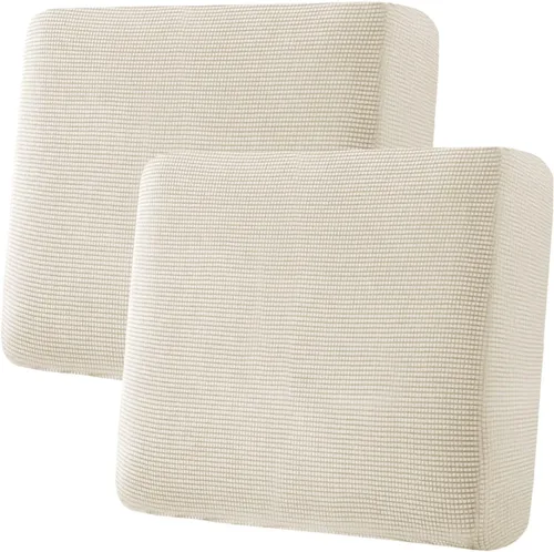 Vista 598 de H.VERSAILTEX Fundas de Cojín de Asiento Individuales Super Elásticas Fundas de Sofá Fundas de Cojín de Sofá Fundas Deslizables Juegos Tela de Sarga