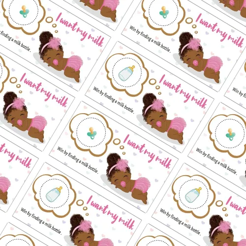 Vista 4 de REWIDPARTY Tarjetas de juego de fiesta para raspar para baby shower (32 piezas) Actividad para despedida de soltera baby shower, boletos festivos
