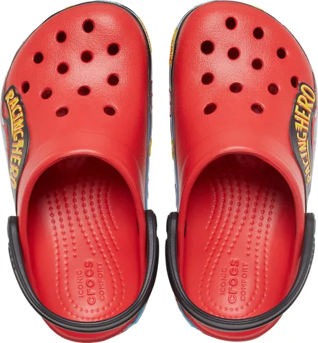 Vista 4 de Crocs Zuecos unisex de Disney Cars para niños Zapatos iluminados, Varios