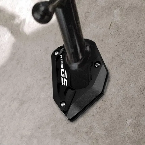 Vista 2 de Modeer Para BMW R1250GS Rallye HP 2018-2023 (Suspensión baja) Placa de extensión de soporte CNC para motocicleta, soporte lateral, accesorios