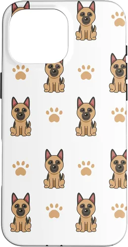 Vista 19 de Funda con diseño de pastor alemán para iPhone 16