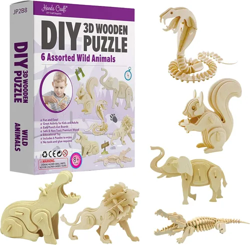 Vista 9 de Hands Craft - Juego de rompecabezas de madera 3D