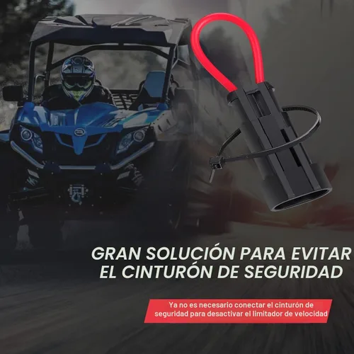 Vista 3 de moveland Bypass del cinturón de seguridad para CAN AM desde 2010 en adelante, enchufe y reproducir Harnés Anula el cinturón de seguridad Compatible