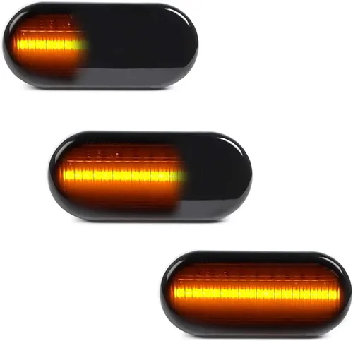 Vista 4 de Xinctai 2 luces LED dinámicas de señal de giro con lente ahumada compatible con VW Golf 4 Mk4 Gti R32 Jetta Passat B5 Lupo Polo Sharan Vento Fox