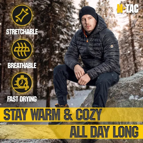 Vista 2 de M-Tac Gorra de reloj de forro polar - Gorro táctico de invierno con Slimtex