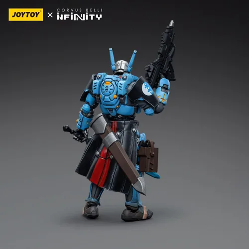 Vista 5 de JoyToy Infinity Corvus Belli 1/18 Figura de acción PanOceania Knight of Santiago Hacker