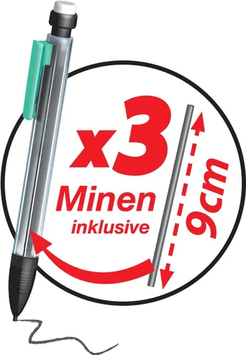 Vista 19 de BIC Matic Original - Lápices mecánicos de 0.028 in, 5 unidades, color negro