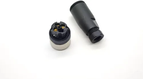 Vista 7 de Elecbee Conector de cable M12 Circular Impermeable Enchufe de Aviación Terminación de Tornillo Instalable en Campo Desapantallamiento Recto