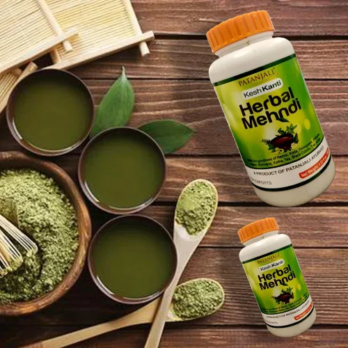 Vista 7 de Patanjali Kesh Kanti Herbal Mehndi 3.53 oz (paquete de 3)