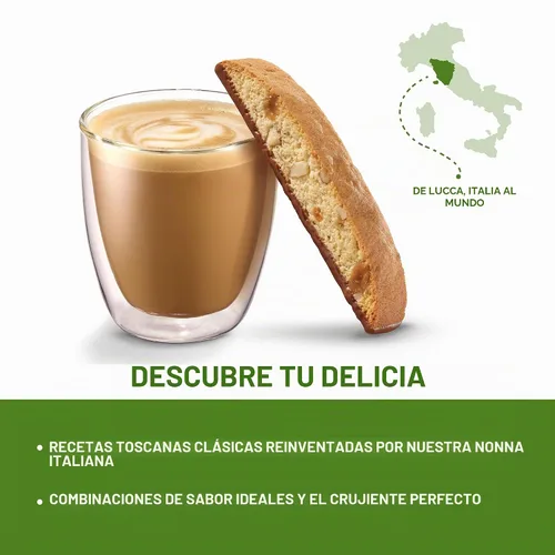 Vista 5 de Nonni's, Biscotti de almendra y toffee, 6.88 onzas