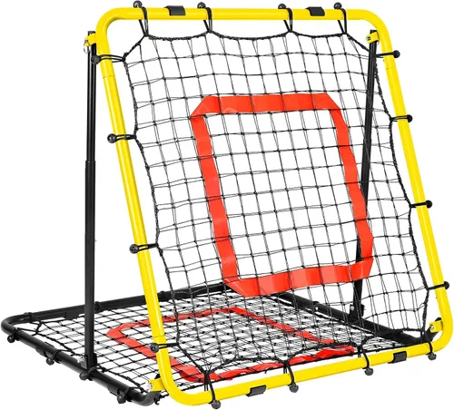 Vista 10 de BaseGoal Dual-Sided Baseball Softball Rebounder Net,33.5x33.5in