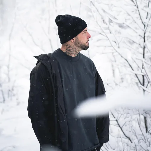 Vista 4 de ZOORON Paquete de 1 y 2 gorros para hombres y mujeres, gorros de punto para invierno, gorro de esquí suave, unisex