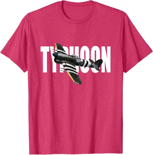 Vista 23 de RAF Hawker Typhoon WW2 Fighter Aircraft T-Shirt