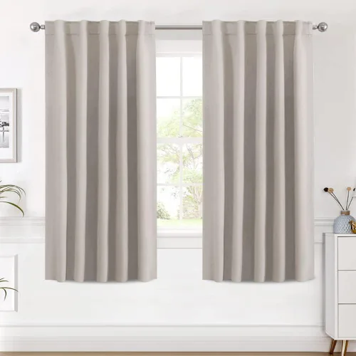 Vista 212 de H.VERSAILTEX Cortinas Opacas con Aislamiento Térmico, Paneles de Tratamiento de Ventanas que Oscurecen la Habitación, Cortinas Opacas para Sala