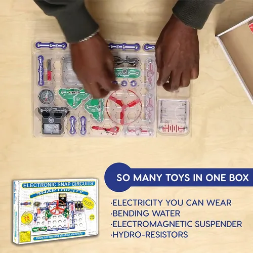 Vista 2 de Snap Circuits Snaptricity Kit de descubrimiento de electrónica
