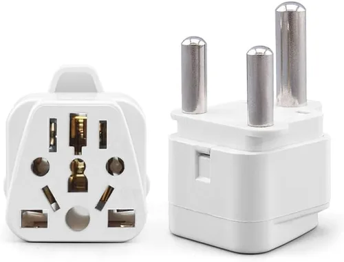 Vista 35 de Toptekits - Paquete de 2 adaptadores universales de enchufe de viaje, tipo B de EE. UU., convertidor de enchufe internacional a Estados Unidos Blanco