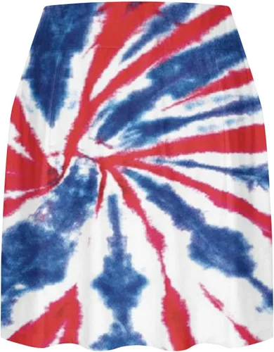 Vista 3 de Pantalones cortos para mujer con diseño de bandera del 4 de julio del Día de la Independencia, pantalones cortos patrióticos para animadoras 2023